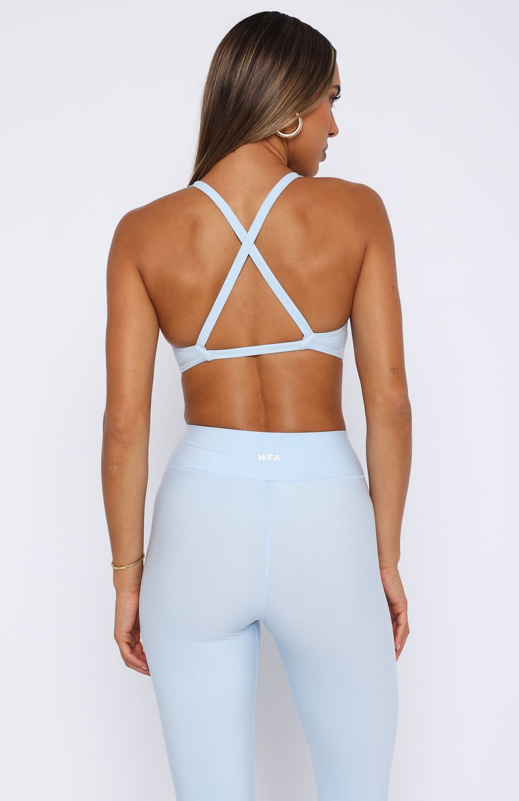 High Definition Sports Bra Baby Blue