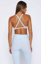 High Definition Sports Bra Baby Blue