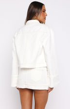 Charlotte Denim Jacket Off White