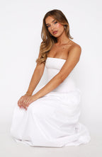 Take Back Maxi Dress White