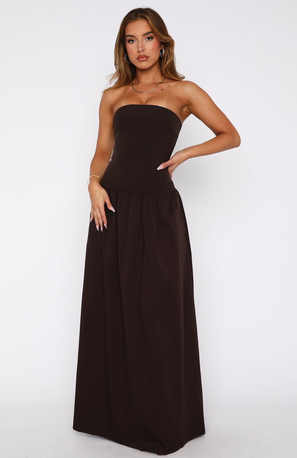 Take Back Maxi Dress Chocolate