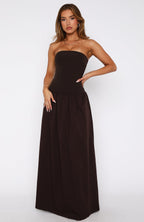 Take Back Maxi Dress Chocolate