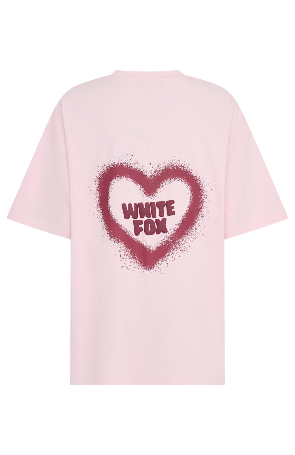 11th Street City Girl At Heart Oversized Tee Strawberry Whip