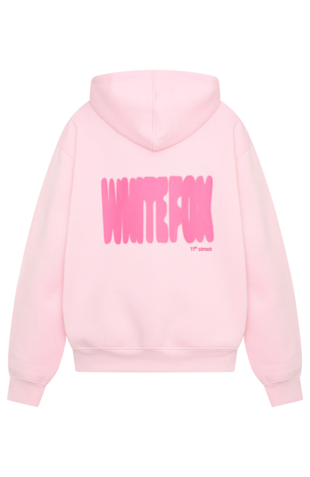11th Street New York Or Nowhere Oversized Hoodie Pink Sugar