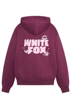 11th Street Sweet Kisses Oversized Hoodie Very Berry