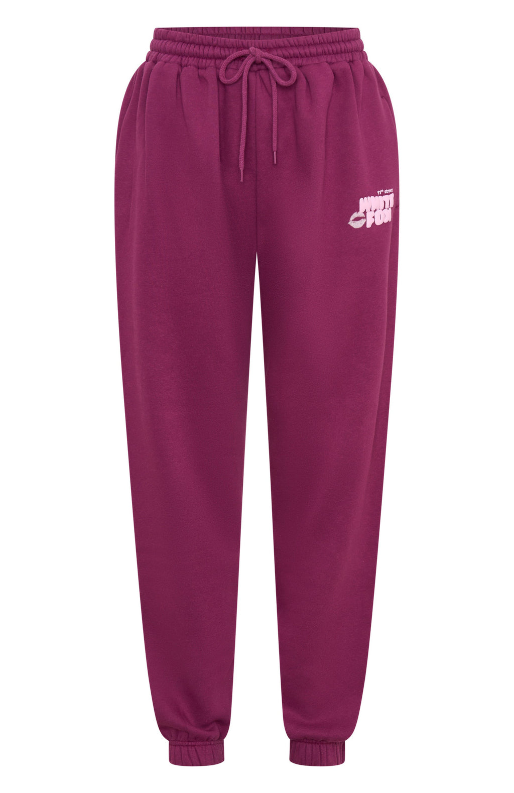 11th Street Sweet Kisses Sweatpants Very Berry