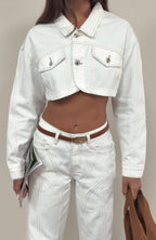 Love You Again Denim Jacket Off White