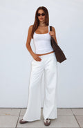 Our Bridges Burned Wide Leg Pants Cream