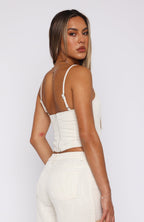 Head Rush Bustier Cream