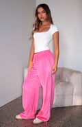 Soul Fire Velour Pants Pink