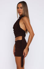 Amara Grace Top Chocolate