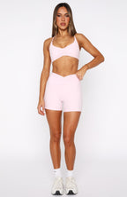 Radiate High Waisted Shorts Ballet Pink
