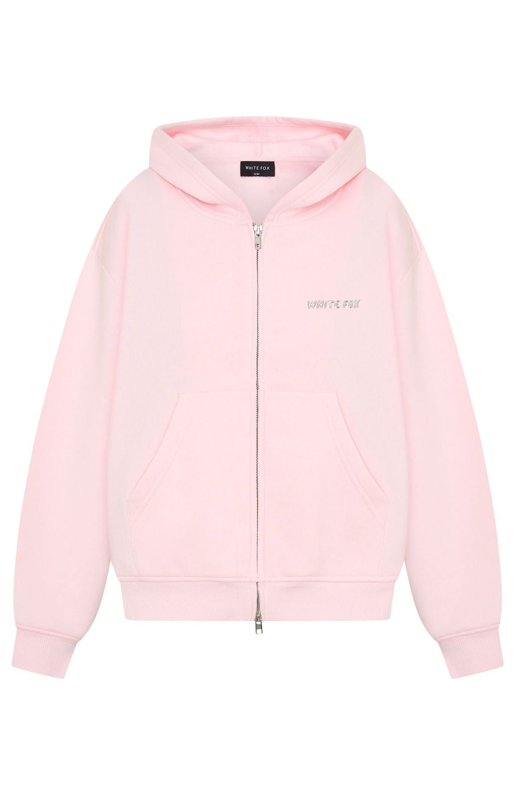 Test Drive Boxy Zip Front Hoodie Icy Pink