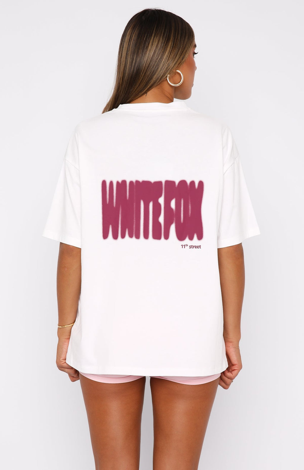 11th Street New York Or Nowhere Oversized Tee Berry Blast