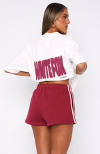 11th Street Out & About Lounge Shorts Raspberry Jelly
