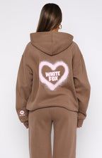 11th Street City Girl At Heart Oversized Hoodie Cinnamon Bun