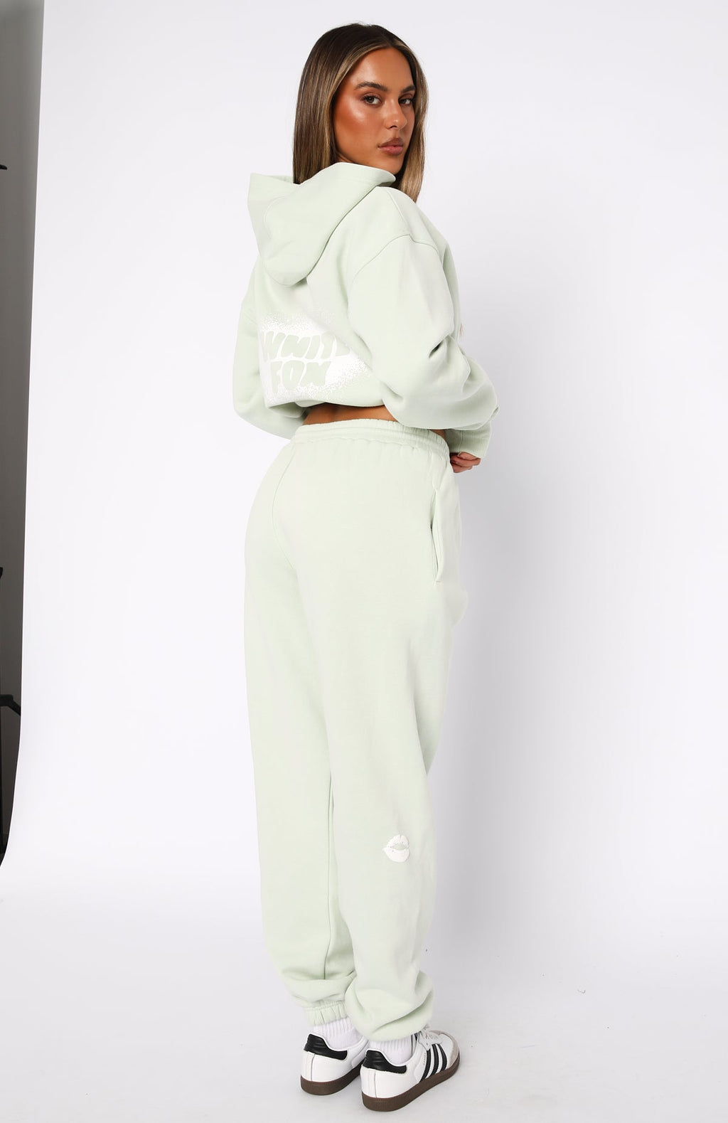 11th Street Keeping It Real Sweatpants Iced Matcha