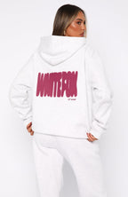 11th Street New York Or Nowhere Oversized Hoodie Berry Blast