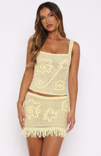 Living Loud Knit Top Lemon