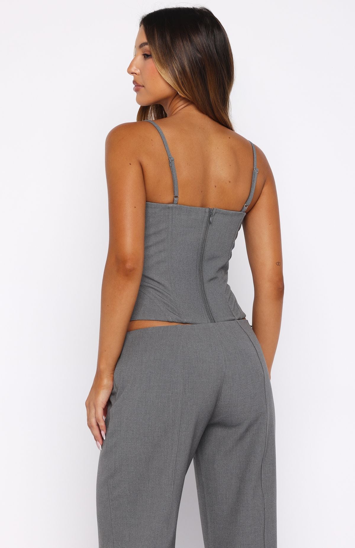 Heartfelt Moments Bustier Grey