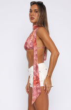 Sassy Soul Top Crimson Paisley