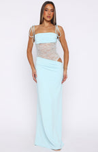 Compliment Me Maxi Dress Baby Blue