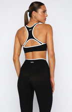 Mindset Sports Bra Black/White