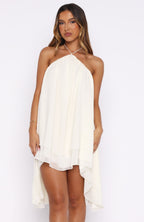 Heartbreaker Status Mini Dress Off White