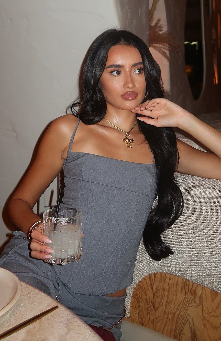 Heartfelt Moments Bustier Grey