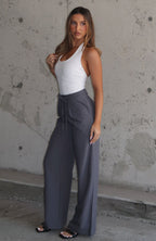 Thanks For Nothing Pants Slate Grey