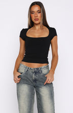 Feel The Same Way Top Black