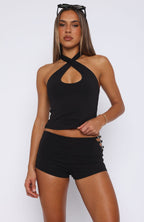 Ride Or Die Booty Short Black