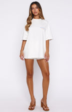 Care For You Oversized Tee White