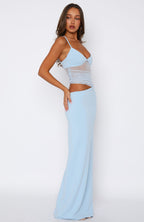 Call Me Up Maxi Dress Blue