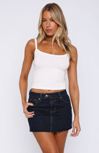 Bethany Denim Mini Skirt Indigo