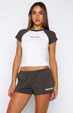 Social Season Relaxed Shorts Charcoal