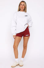 Club 14 Peyton Oversized Sweater Grey Marle