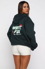 Holly Jolly Christmas Oversized Hoodie Pine