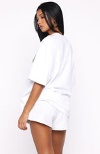 Standing My Ground Lounge Shorts Grey Marle