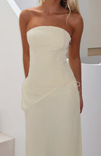 Bye Girl Strapless Bustier Butter