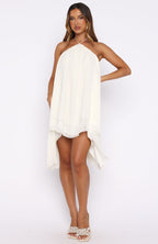 Heartbreaker Status Mini Dress Off White