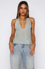 Midnight Memories Halter Top Mint