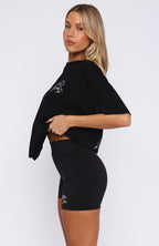 Love And Romance Bike Shorts Black