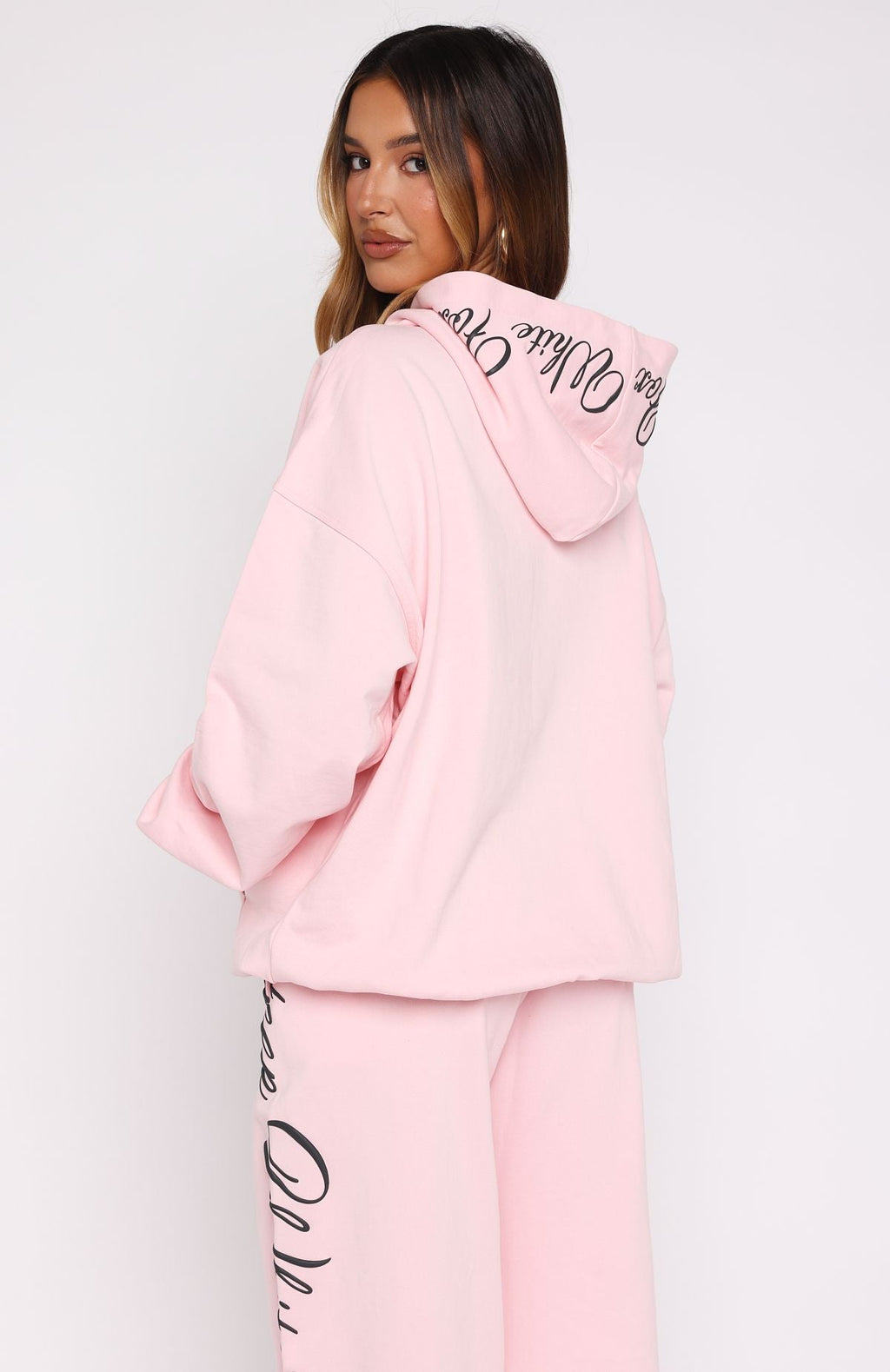 Lucky Thirteen Shaya Oversized Hoodie Soft Pink