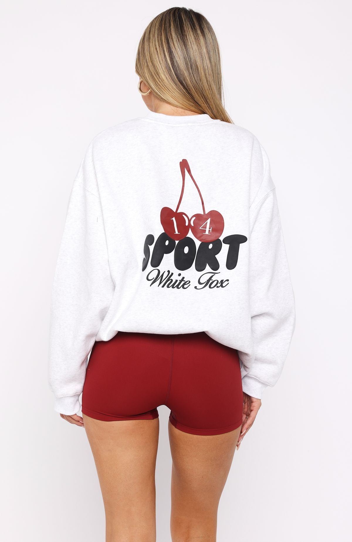 Club 14 Peyton Oversized Sweater Grey Marle