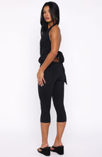 Flawlessly Lost Jumpsuit Black