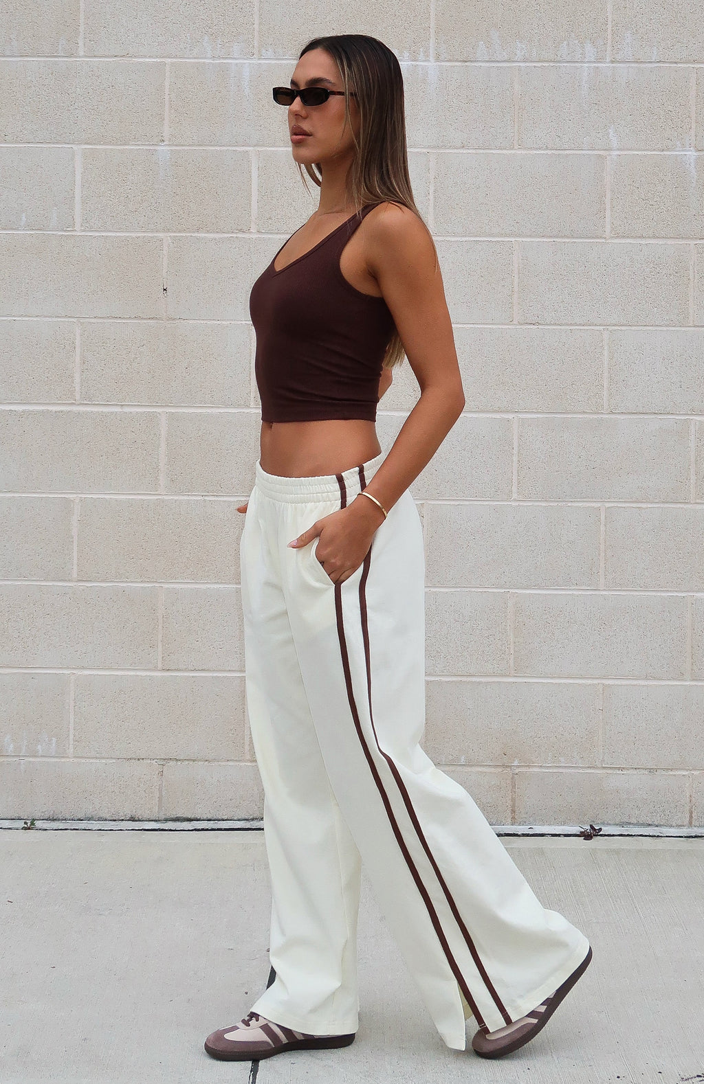 Make Me Promises Pants Cream