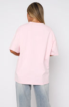 Power Of Possibility Oversized Tee Baby Pink