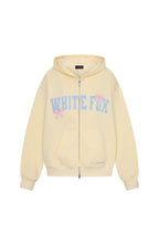 Daydreamers Madeline Boxy Zip Front Hoodie Lemon