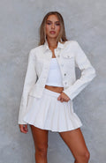 Ayla Denim Jacket Cream